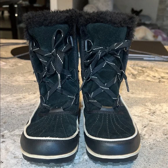 Sorel Sorel Black Tivoli III Black Winter & Rain Boots Size 7.5 - Picture 3 of 8